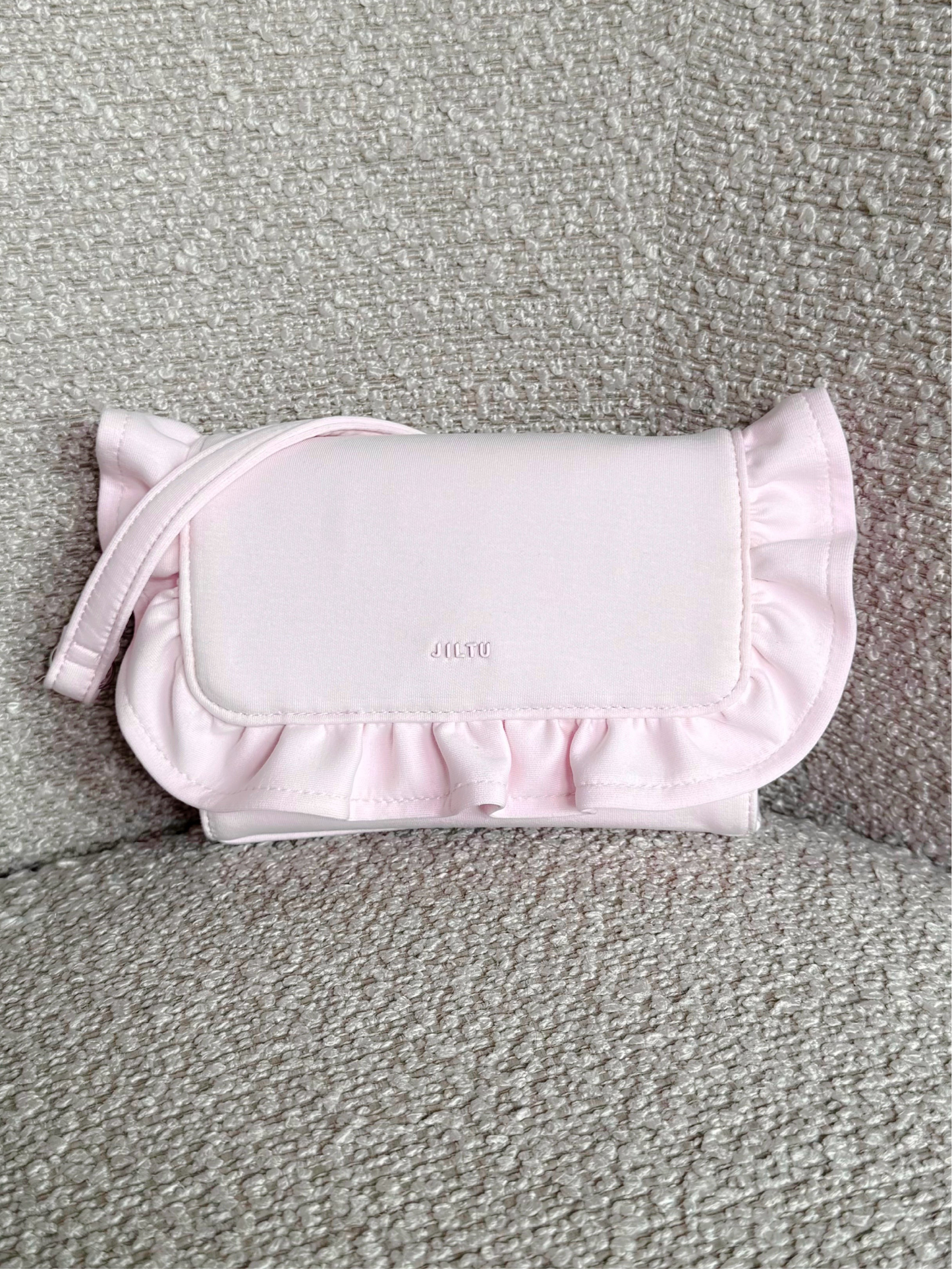 petit frill shoulder bag (baby pink)