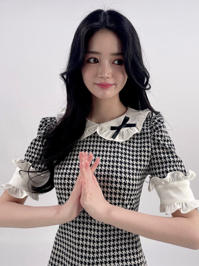 petit frill sleeve dress