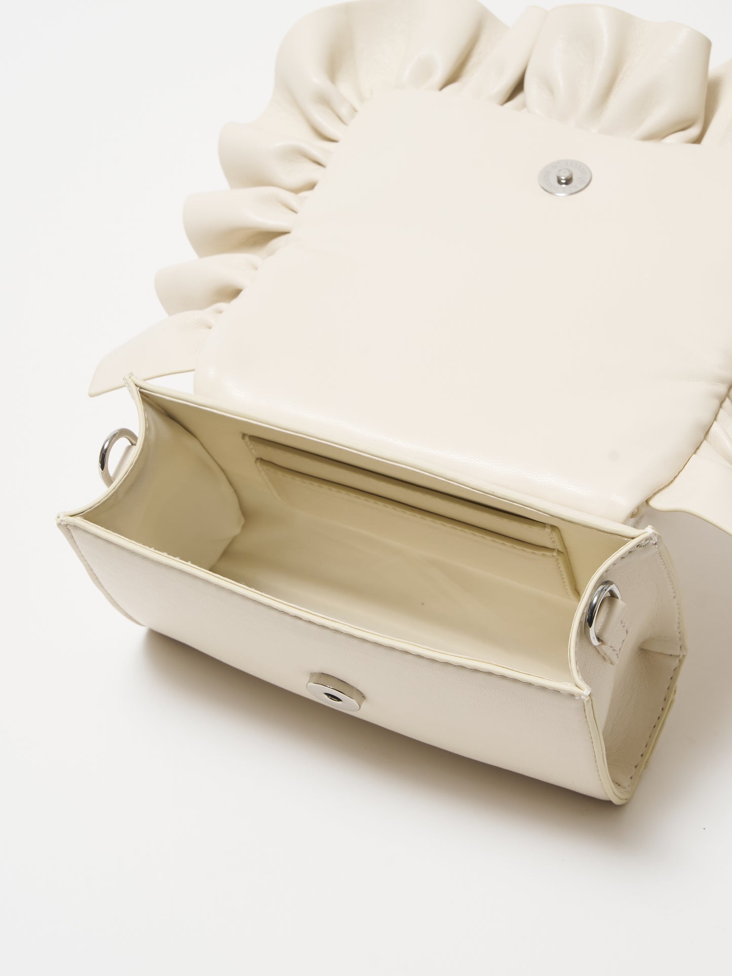 romantic frill pillow bag(ivory)