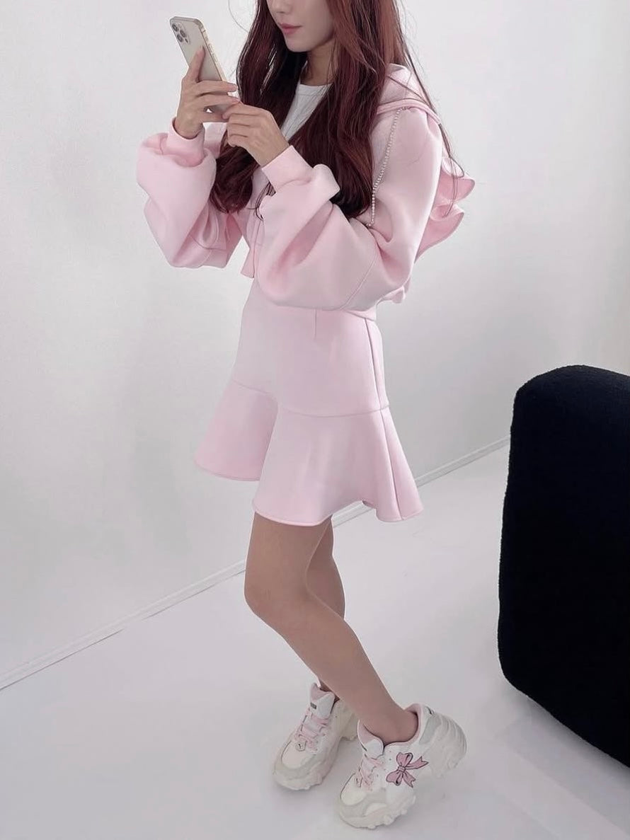 muguet spangle mini skirt pink Sサイズ muguet spangle mini skirt pink Sサイズ muguet spangle mini skirt