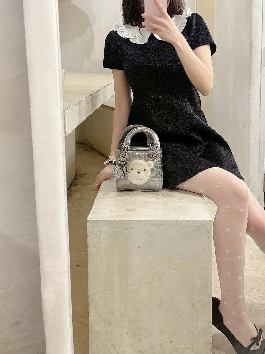 petit frill dress(black)