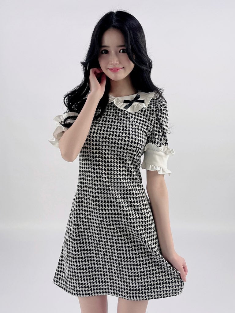 petit frill sleeve dress