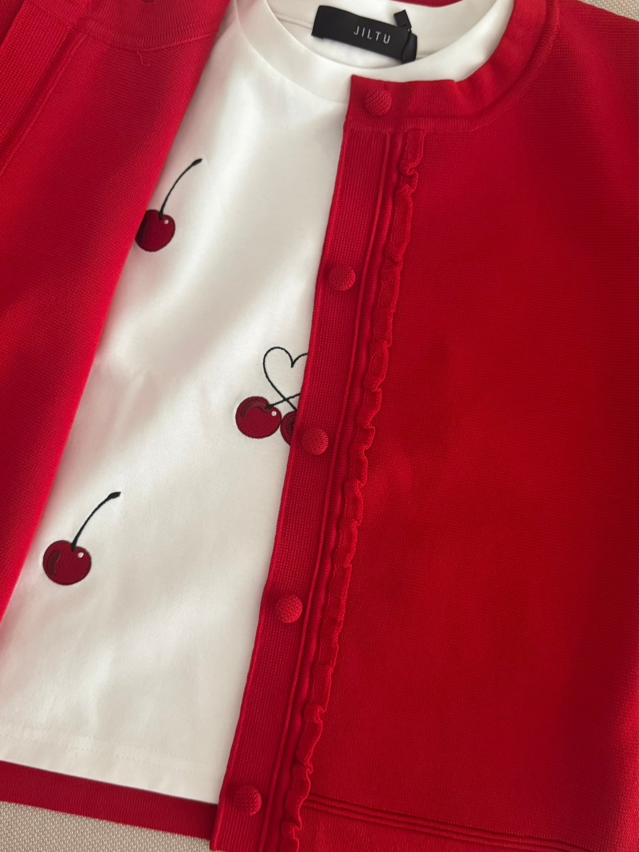 cherry tee