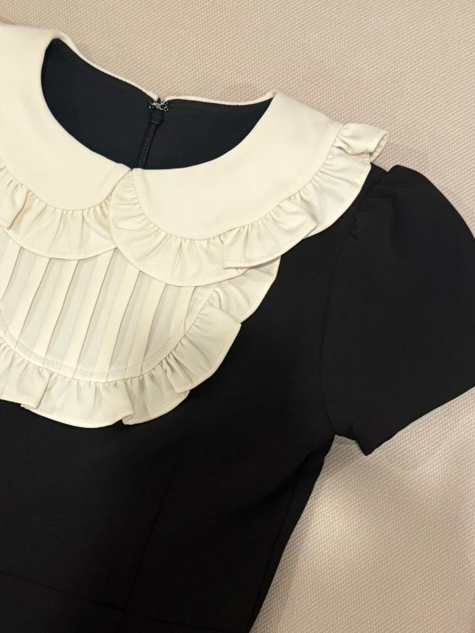 petit frill dress(black)