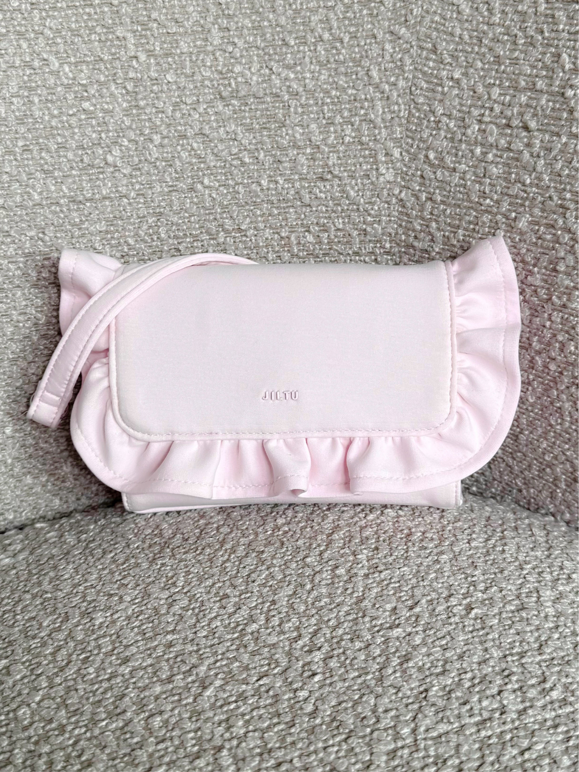 petit frill shoulder bag (baby pink) – JILTU petit frill shoulder bag (baby pink) – JILTU