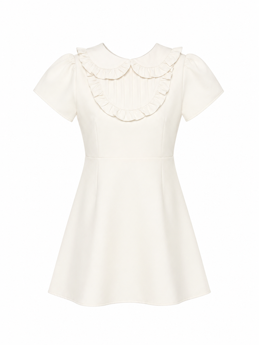 petit frill dress(ivory)