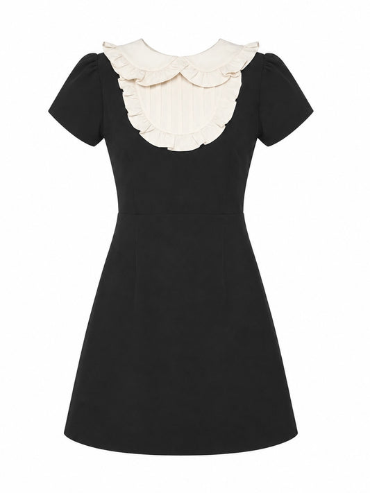 petit frill dress(black)