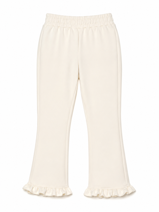 petit frill ankle length pants(ivory)
