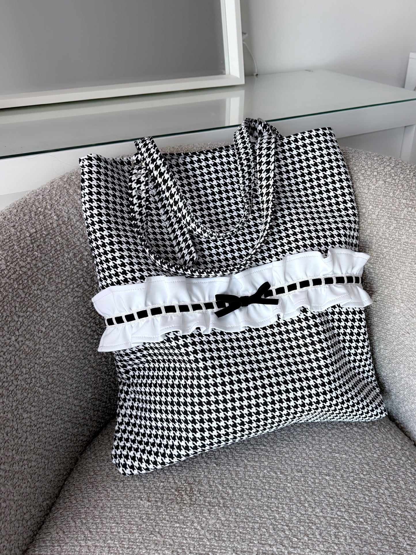 【受注商品】petit frill tote bag (pattern)