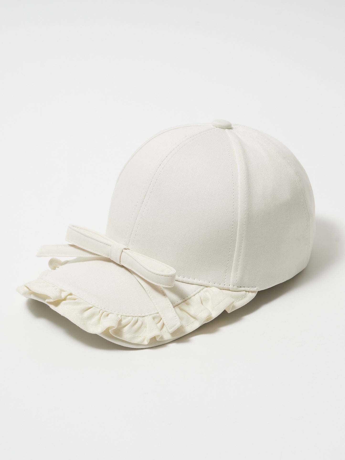 petit frill ribbon cap(ivory)