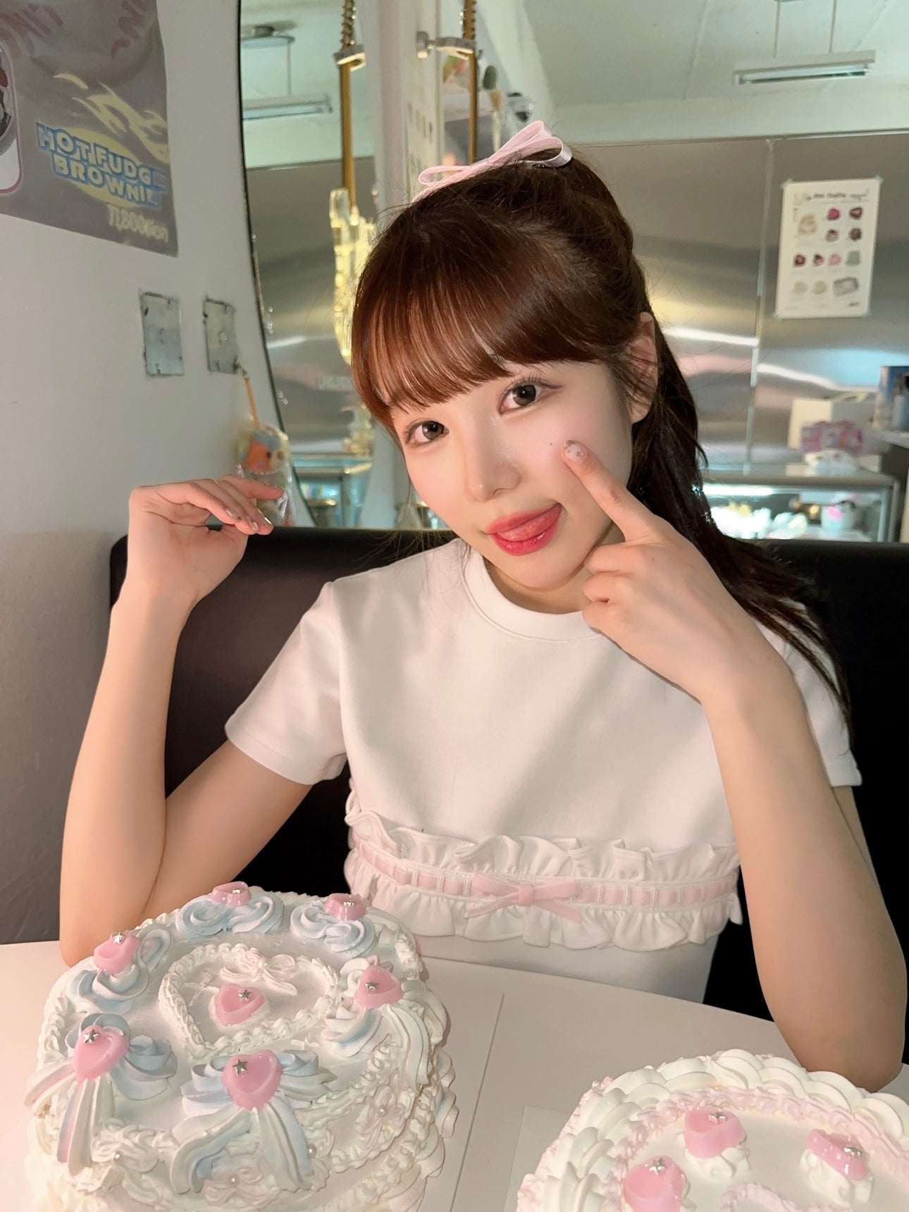 petit frill tee (pink)