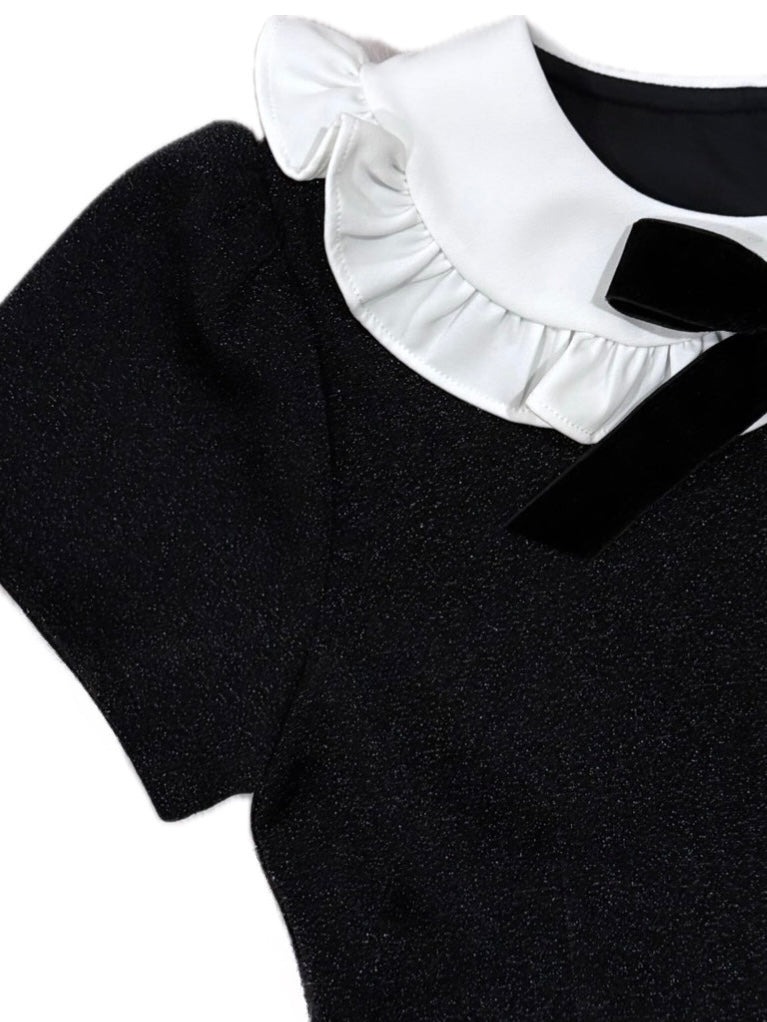 petit frill dress(black)