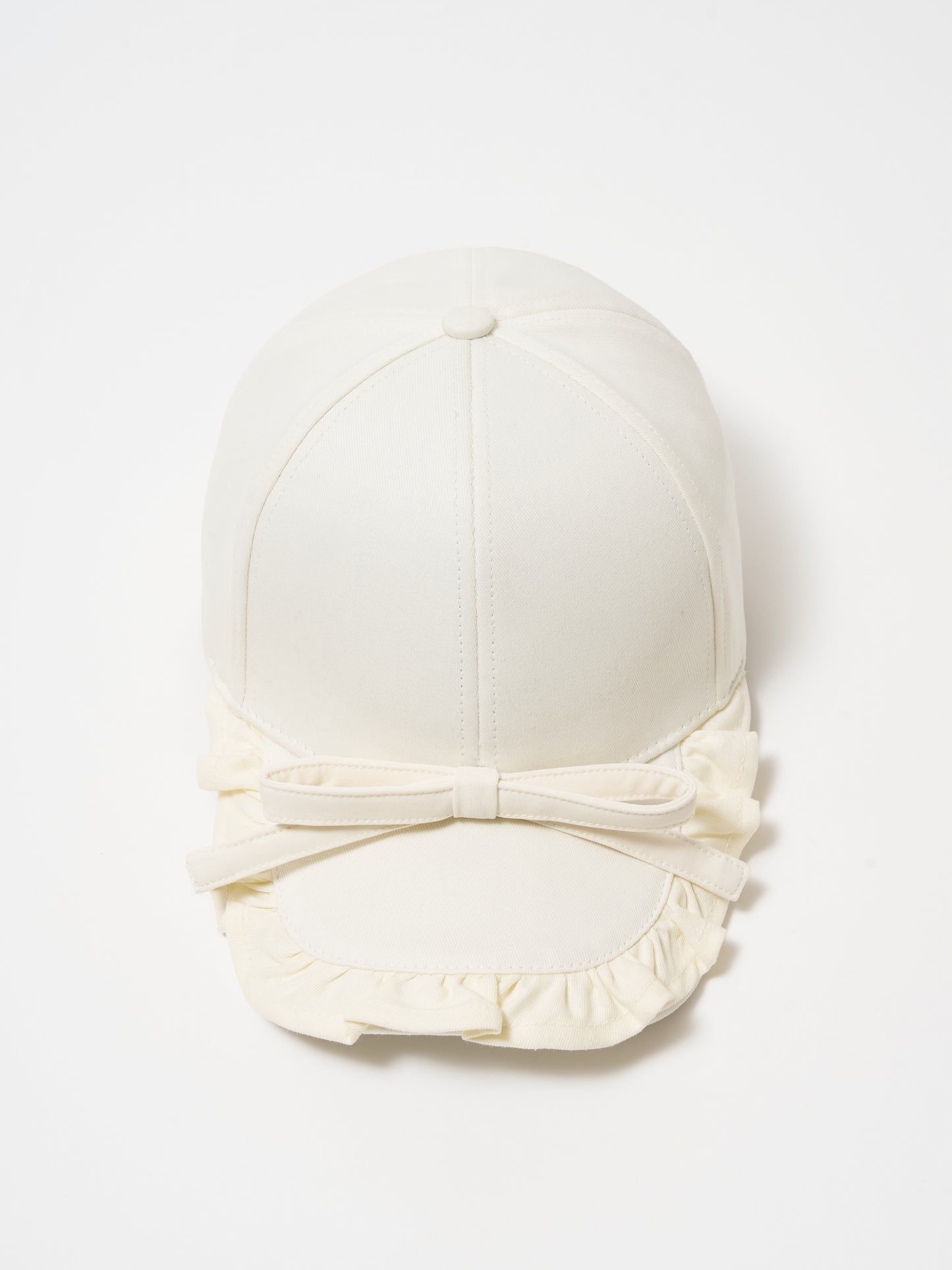 petit frill ribbon cap(ivory)