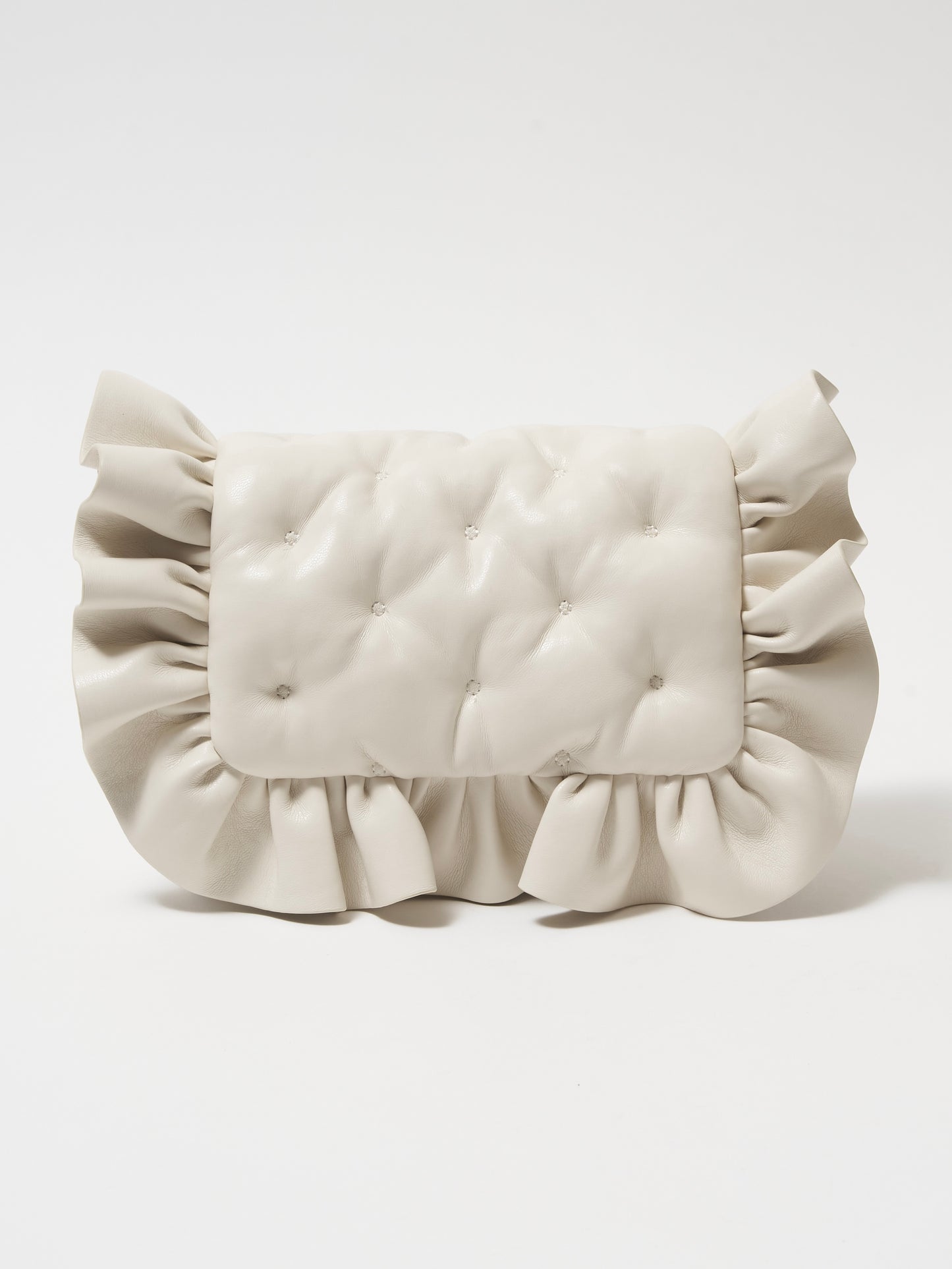 romantic frill pillow bag(ivory)